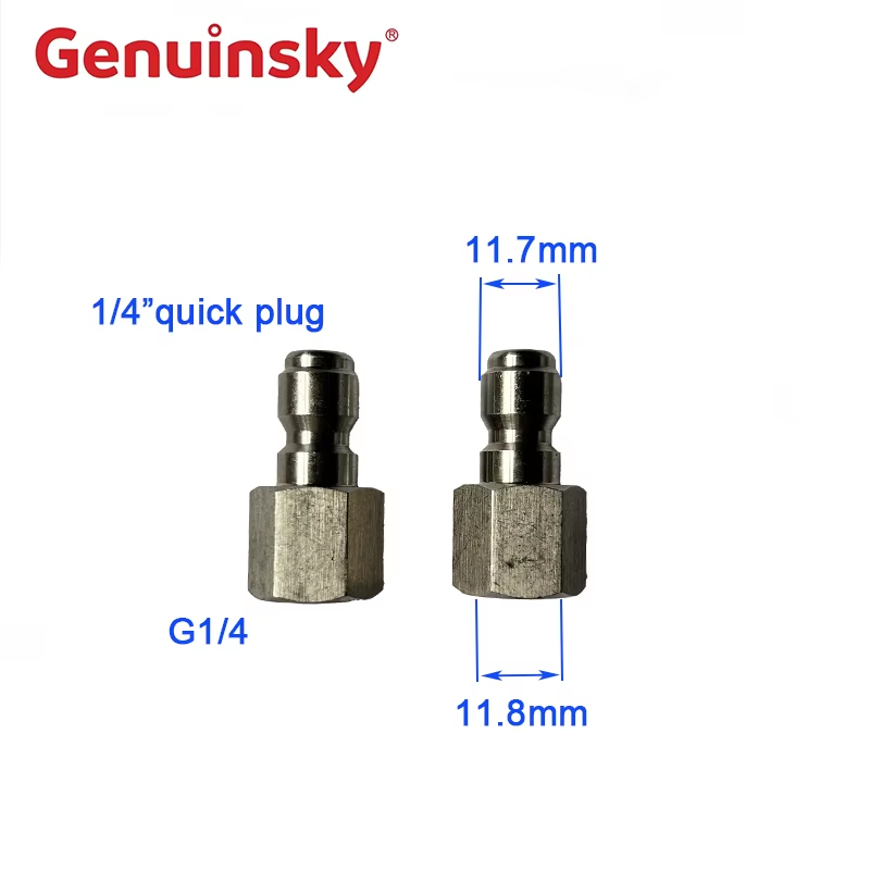 สแตนเลส 1/4 นิ้ว Quick Plug G1/4 ตัวเมีย